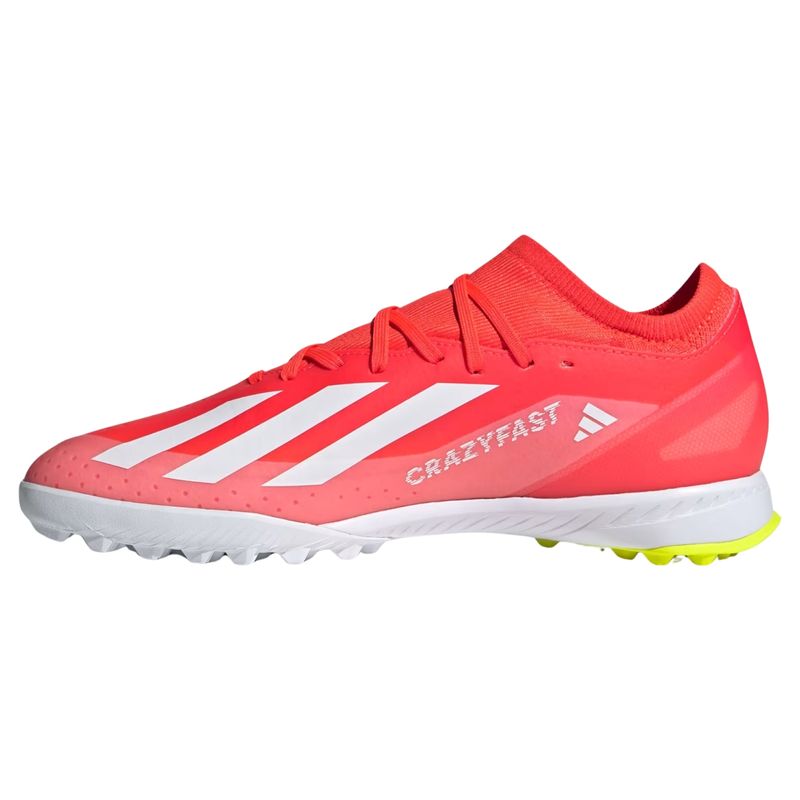 chuteira-society-adidas-crazyfast-league-23-masculina-vermelha-branca