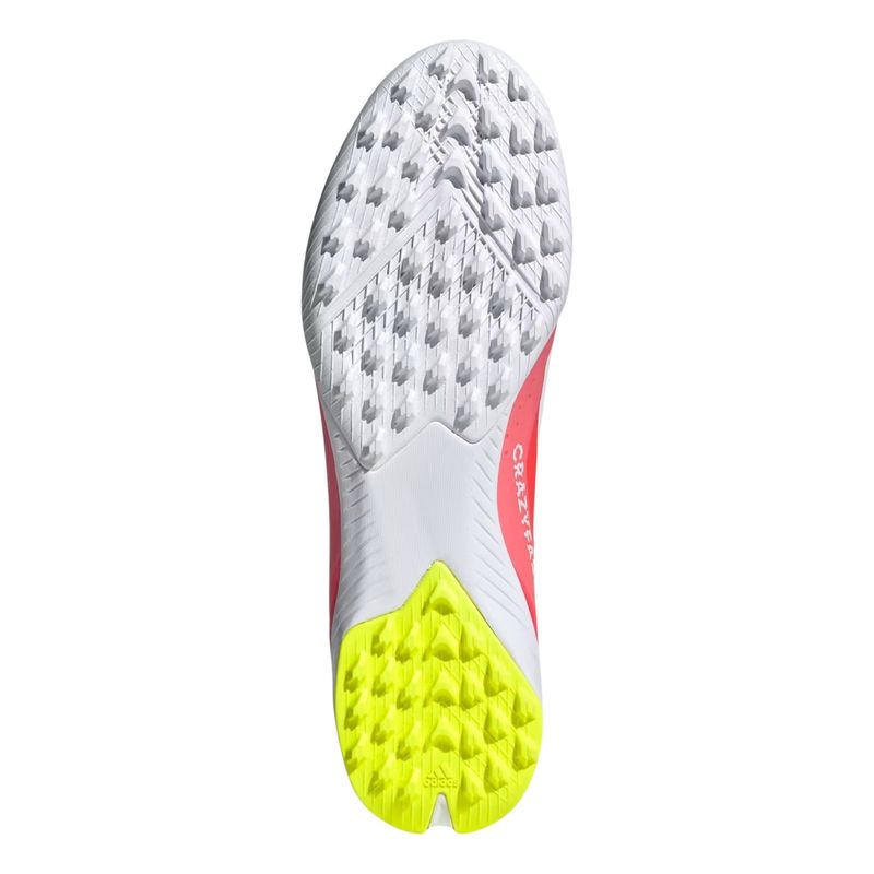 chuteira-society-adidas-crazyfast-league-23-masculina-vermelha-branca