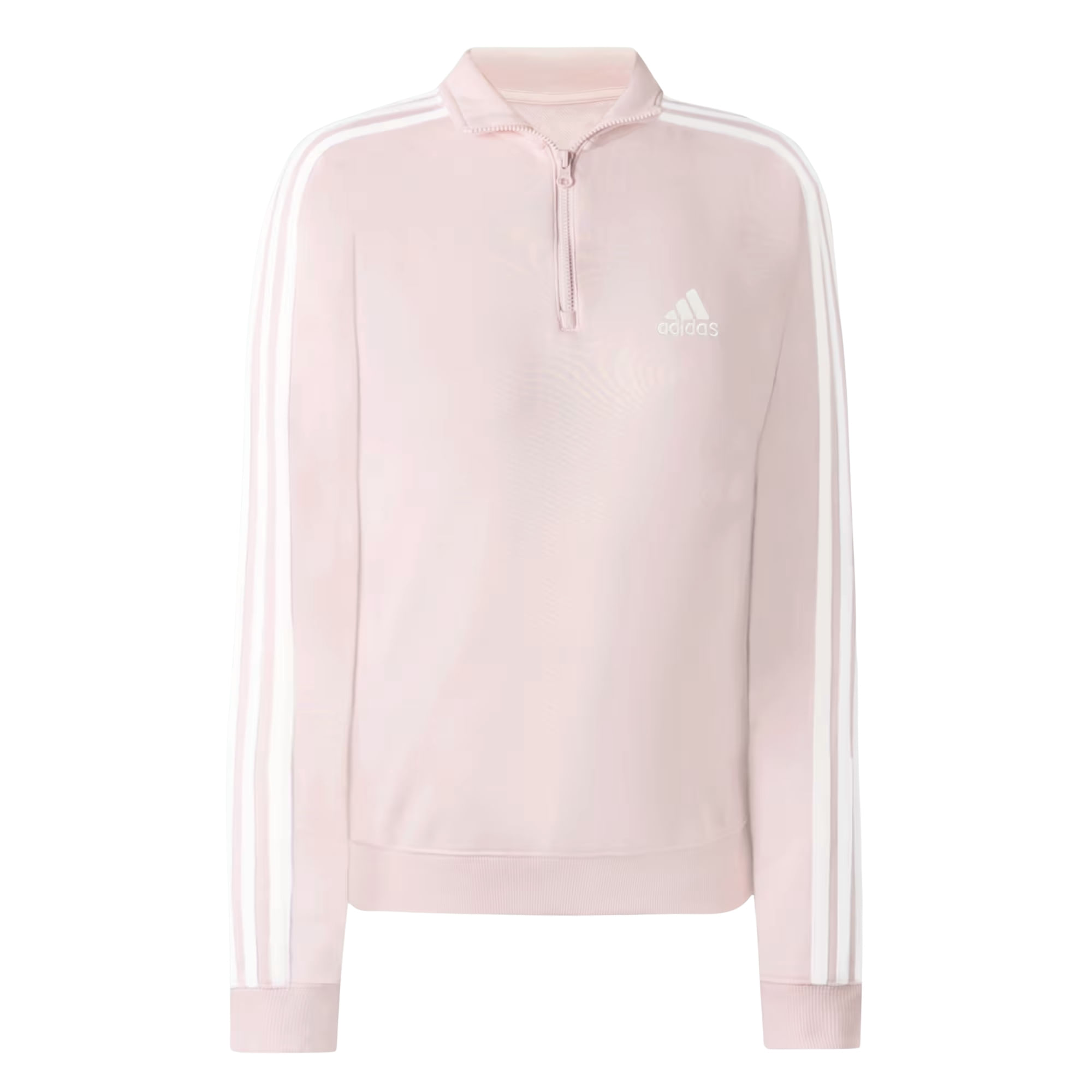 Blusão Adidas Essentials Stripes Ziper Feminino - Rosa
