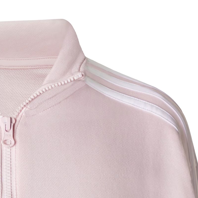 blusão-adidas-essentials-stripes-ziper-feminino-rosa