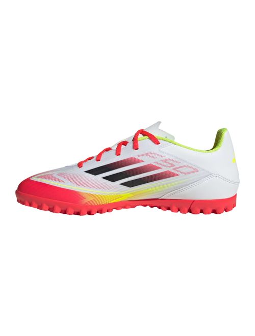 Chuteira Society Adidas F50 Club Masculina - Branca/Vermelha