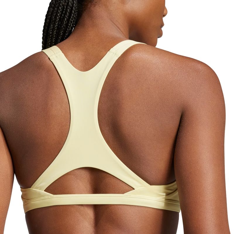 top-adidas-suporte-leve-aeroimpact-luxe-feminino-amarelo