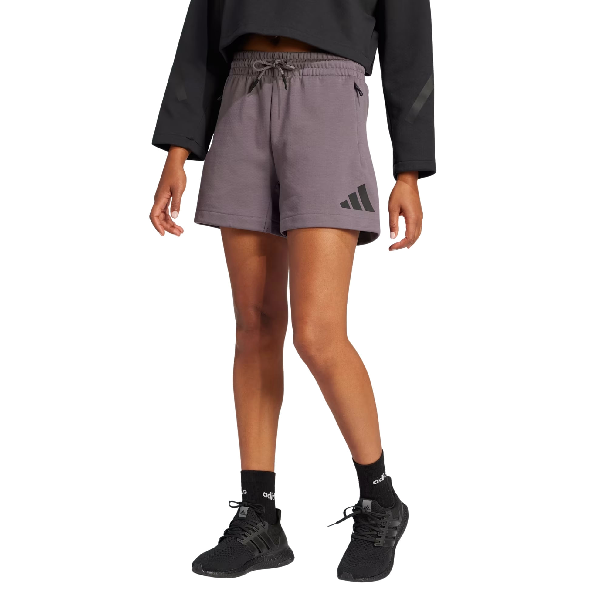 Shorts Adidas Z.N.E Feminino - Cinza