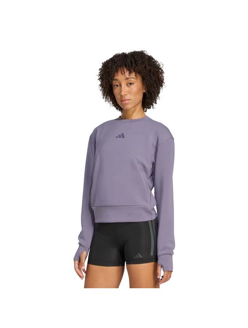 Blusão Adidas Designed For Training Warm Up Feminina - Lilás