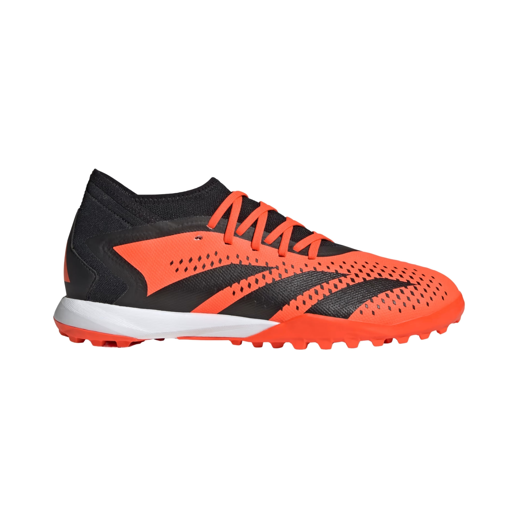Chuteira Society Adidas Predator Accuracy.3 Masculina - Laranja/Preta