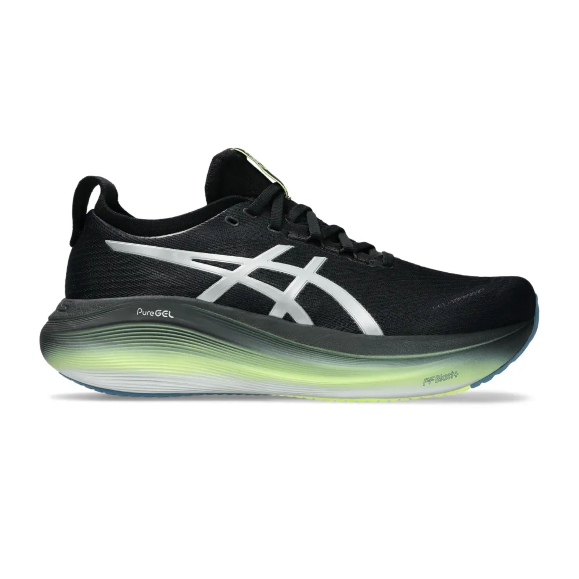 Tênis Asics Gel Nimbus 27 Luxe Masculino - Preto/Prata