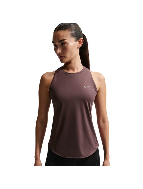 Regata Nike Swift Dri-Fit Tank Feminina - Marrom