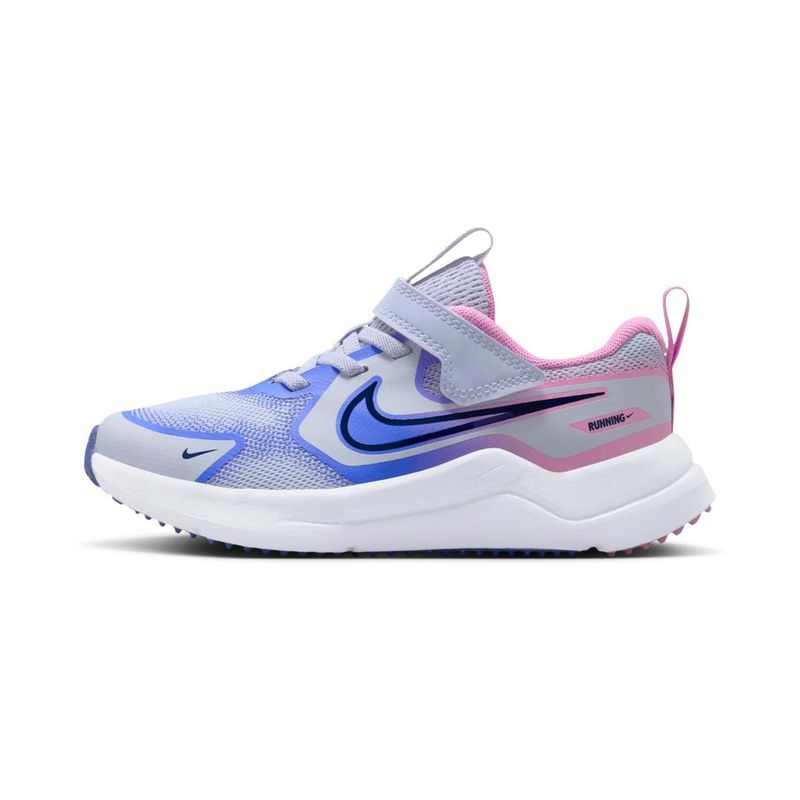 tênis-nike-cosmic-runner-fly-psv-infantil-cinza-rosa