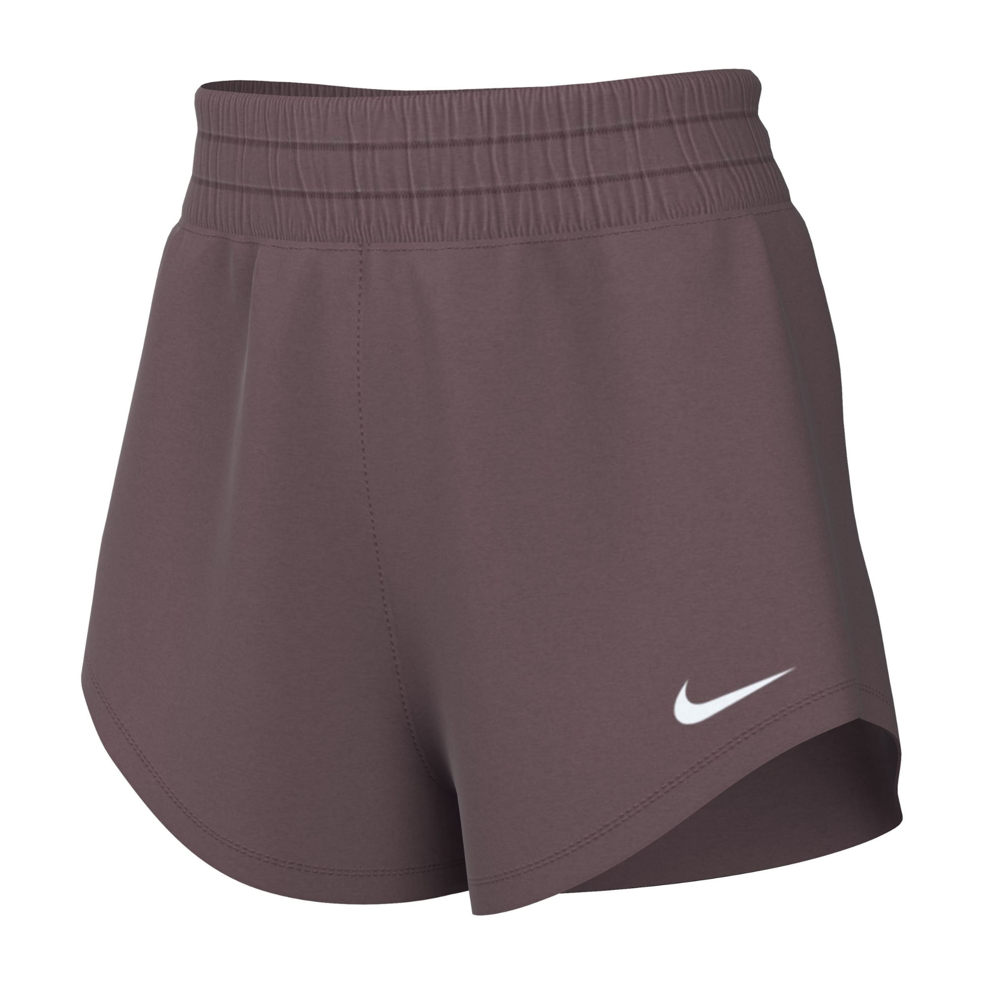 Shorts Nike One Dri-Fit 3 Pol Feminino - Marrom