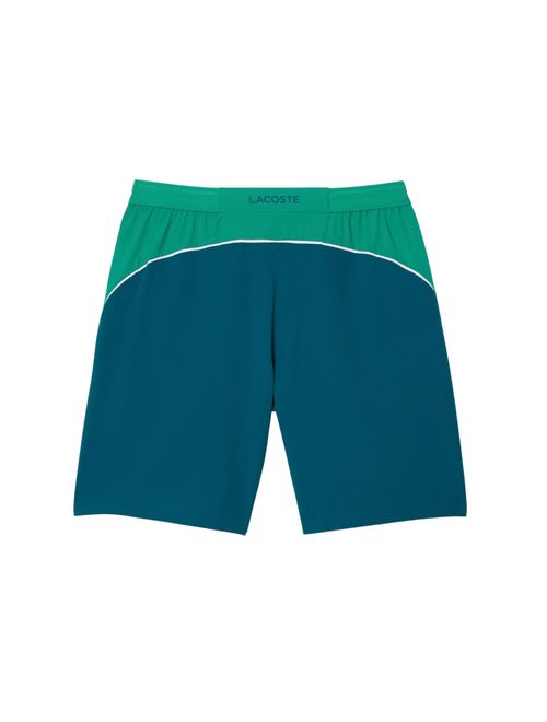 Shorts Lacoste Sport X Novak Djokovic Masculino - Verde/Branco