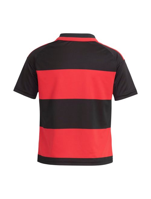 Camisa Flamengo I 26 Adidas Infantil - Vermelha/Preta