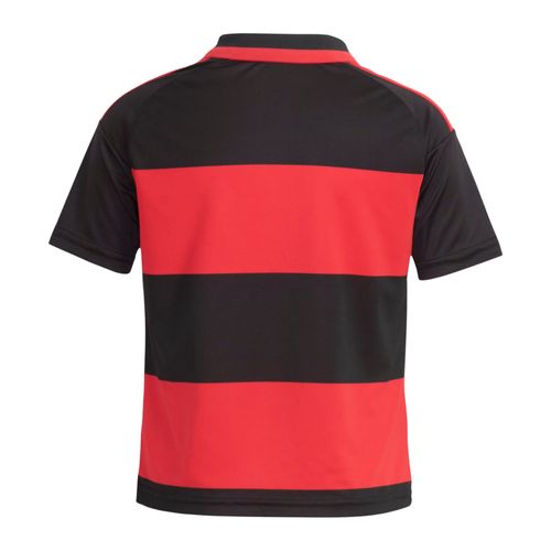 Camisa Flamengo I 26 Adidas Infantil - Vermelha/Preta