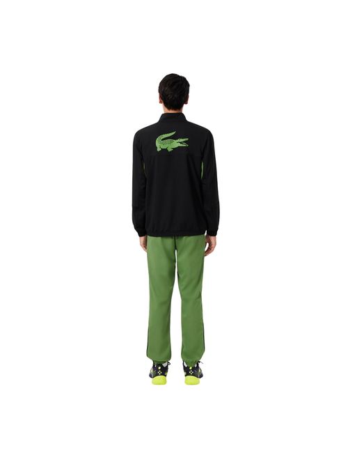 Agasalho Lacoste Treino Tennis X Daniil Medvedev Masculino - Preto/Verde