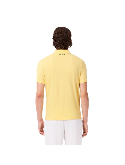Camisa Polo Lacoste Slim Fit Ultra-Dry Masculina - Amarela
