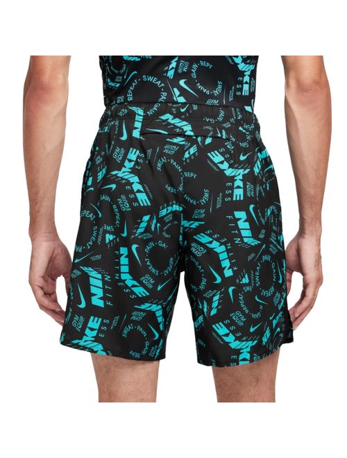 Shorts Nike Challenger 7 Pol Masculino - Preto/Verde