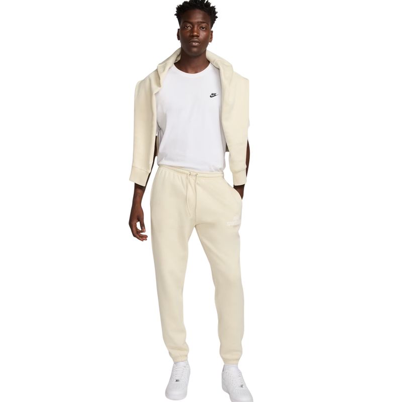 calça-nike-sportswear-club-fleece-masculina-bege