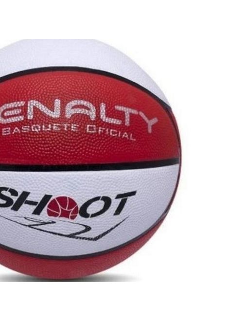 Bola Basquete Penalty Shoot Unissex - Vermelha/Branca