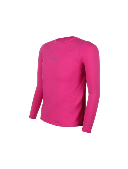 Camiseta Manga Longa Speedo Uv Protection Infantil - Rosa