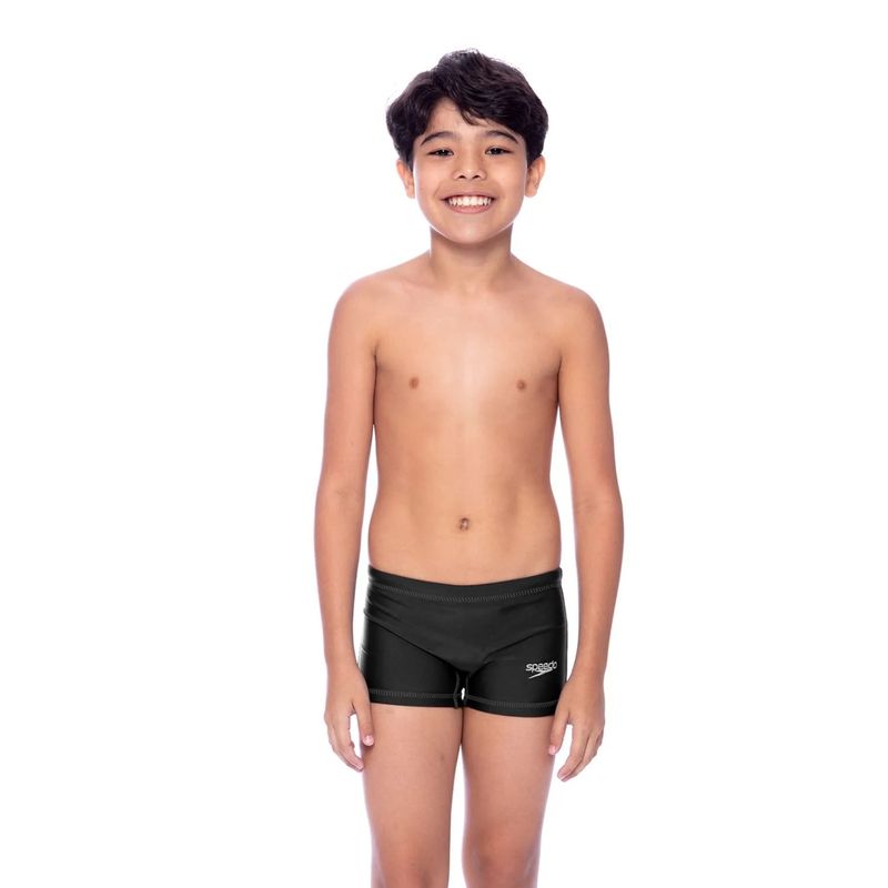 sunga-speedo-hidroshort-solid-infantil-preta