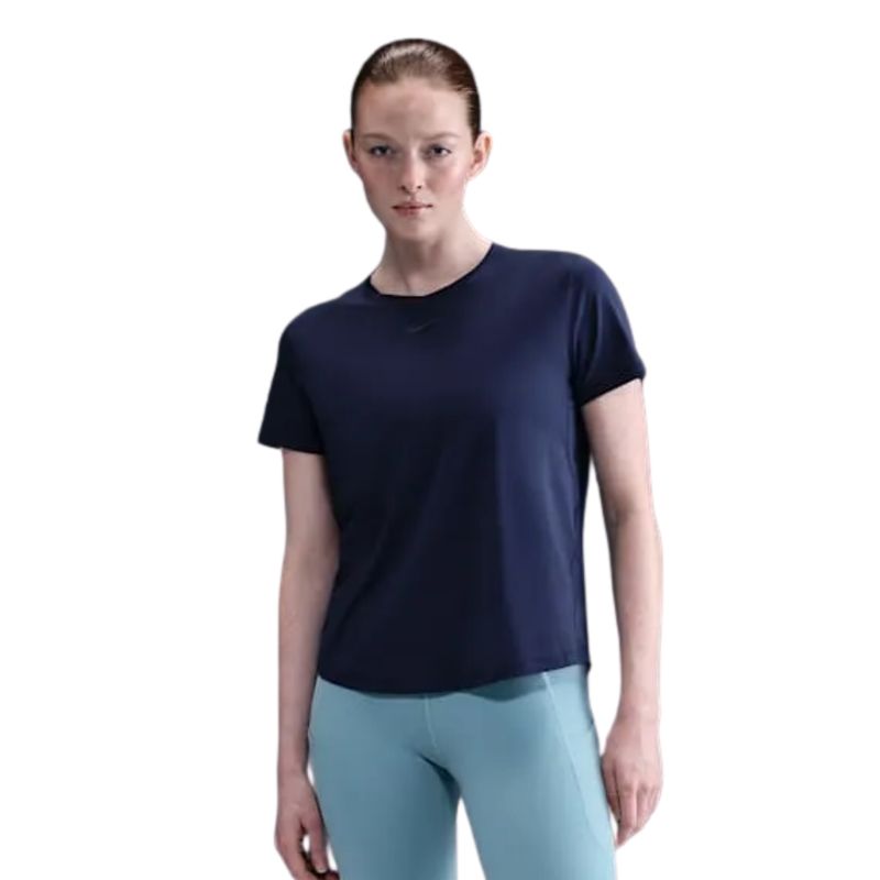 camiseta-nike-dri-fit-one-classic-feminina-azul-marinho