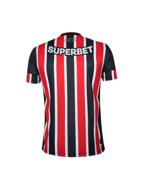 Camisa São Paulo II 2024/25 New Balance Torcedor Masculina - Preta/Vermelha