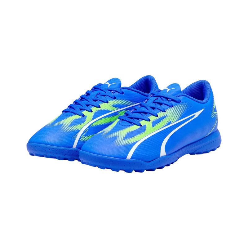 chuteira-society-puma-ultra-play-tt-bdp-infantil-azul
