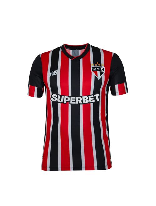 Camisa São Paulo II 2024 New Balance Jogador Masculina - Vermelha/Branca