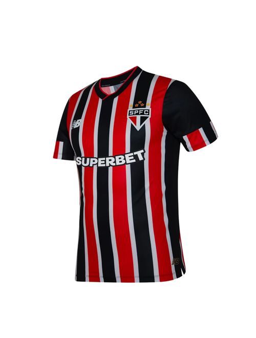 Camisa São Paulo II 2024 New Balance Jogador Masculina - Vermelha/Branca