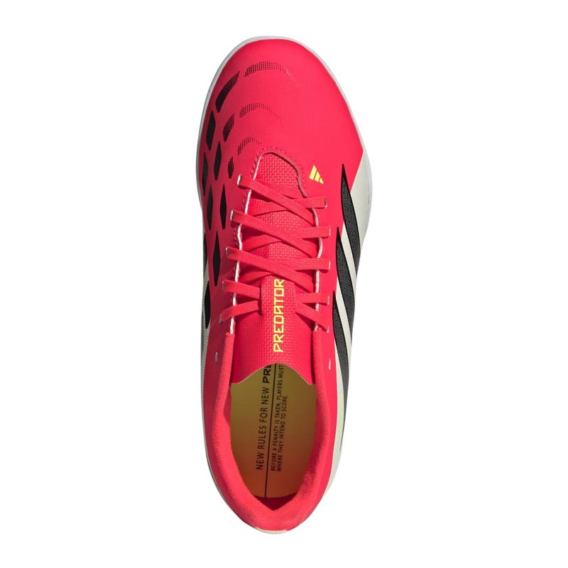 chuteira-futsal-adidas-predator-club-infantil-vermelha