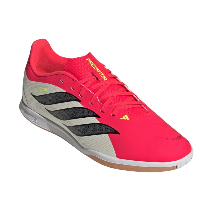 chuteira-futsal-adidas-predator-club-infantil-vermelha