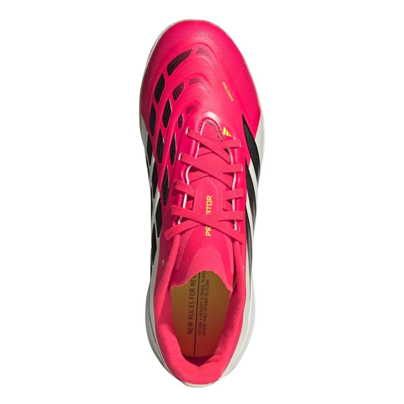 chuteira-society-adidas-predator-league-infantil-vermelha