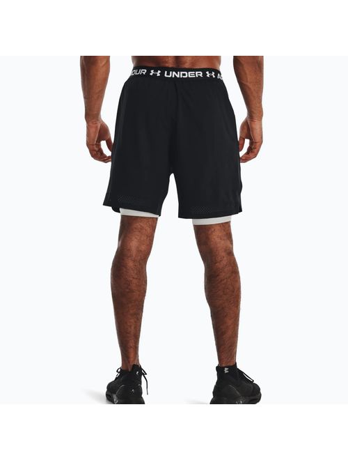 Bermuda Under Armour Vanish Woven 2 In 1 Masculina - Preta