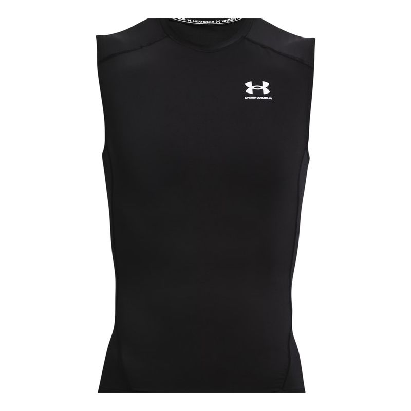 regata-under-armour-compressão-masculina-preta