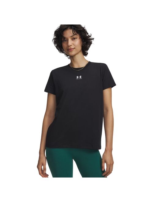 Camiseta Under Armour Rival Core Feminina - Preta