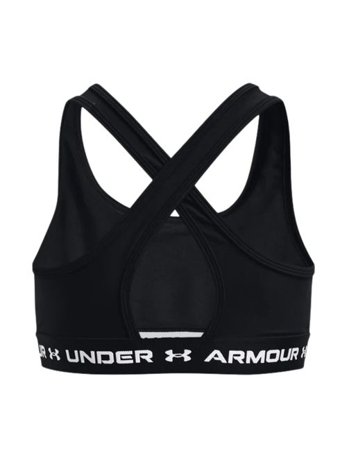 Top Under Armour Crossback Mid Solid Feminino - Preto