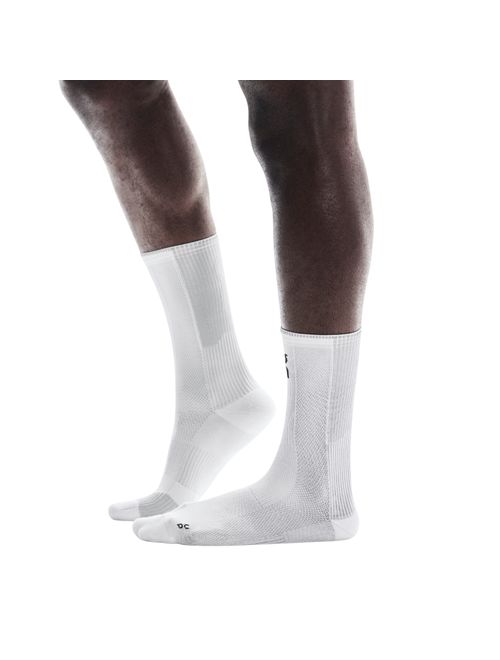 Meia On Running Performance Run High Unissex - Branca