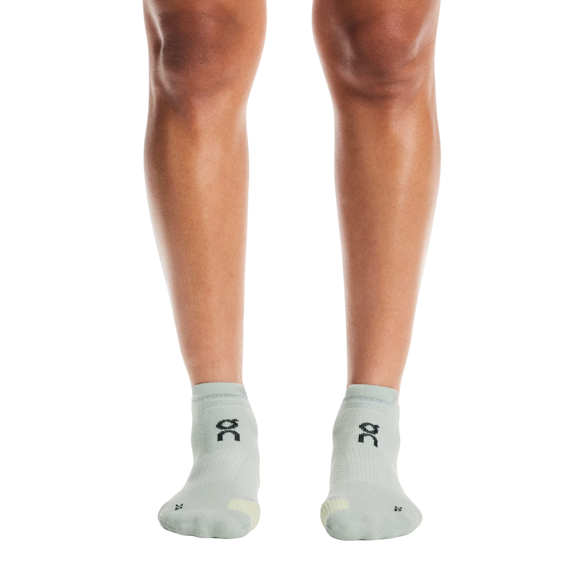 Meia On Running Performance Run Low Unissex - Cinza/Amarela