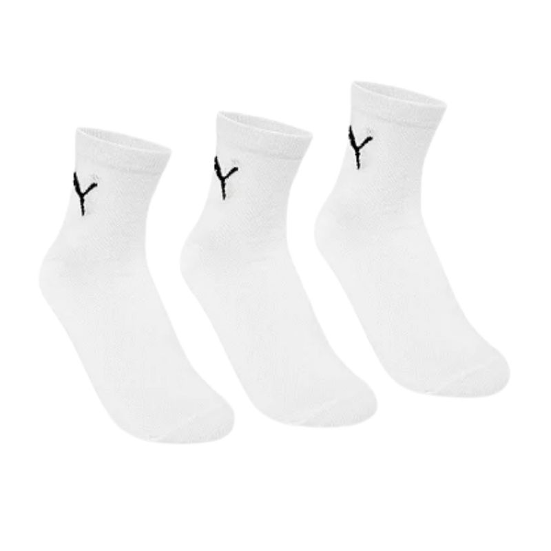 kit-meia-puma-cano-médio-3-pares-unissex-branca