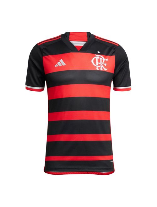 Camisa Flamengo I 24/25 Adidas Masculina - Vermelha/Preta