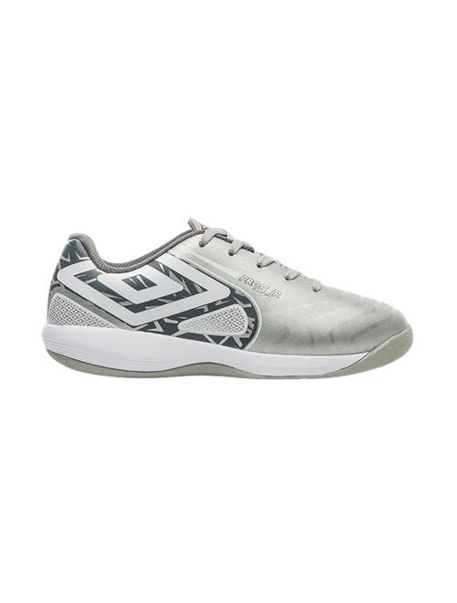 Chuteira Futsal Umbro Pro 5 Infantil - Cinza/Grafite