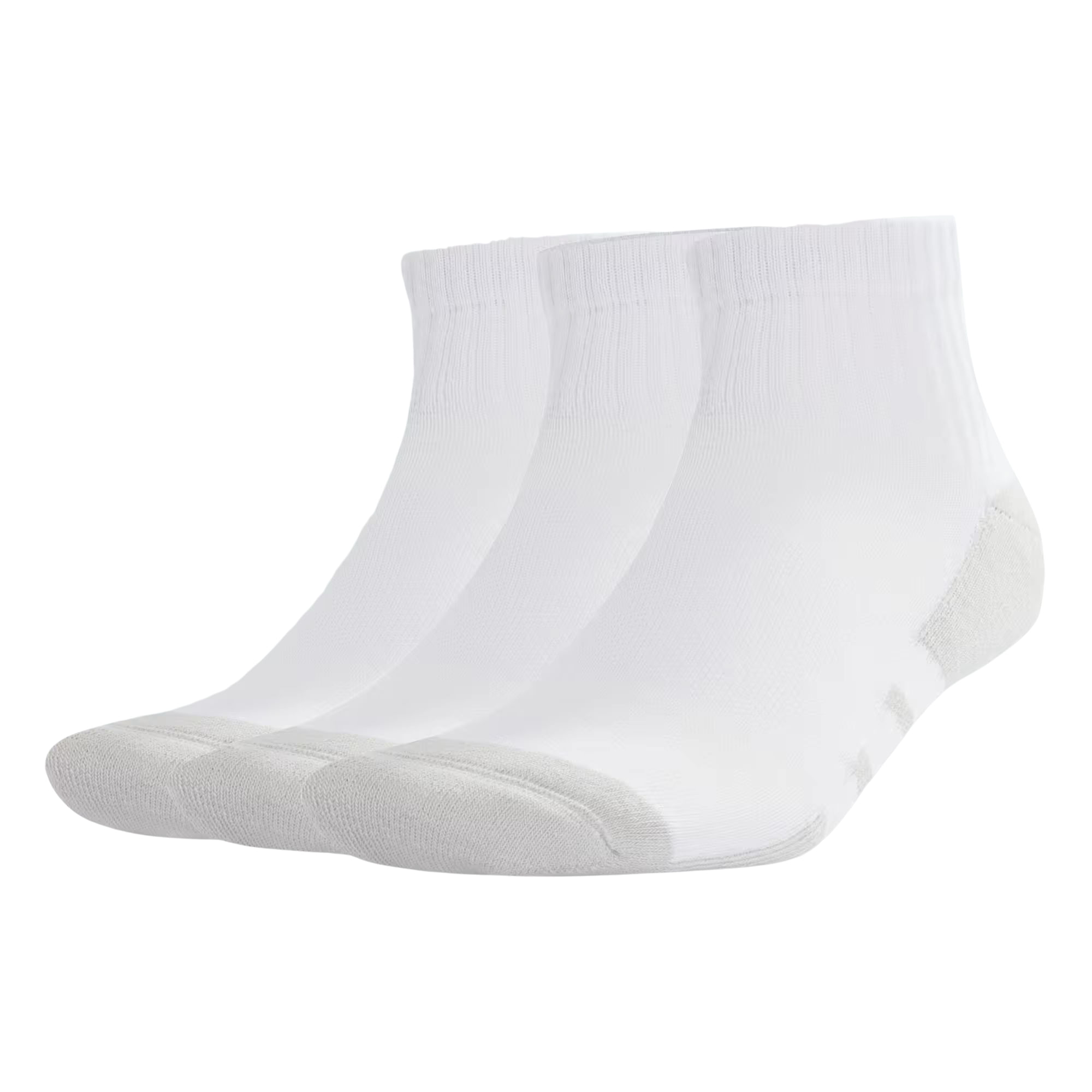 Kit Meia Adidas Cano Medio Essentials Climacool 3 Pares Unissex - Branca