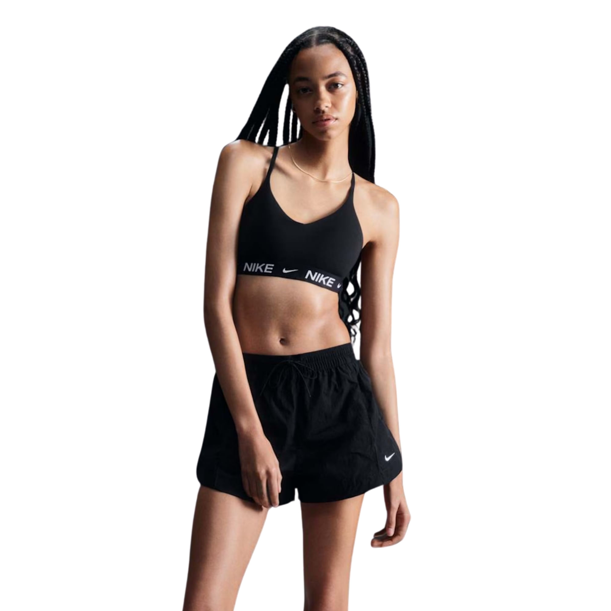 Top Nike Indy Lgt Bra Feminino - Preto