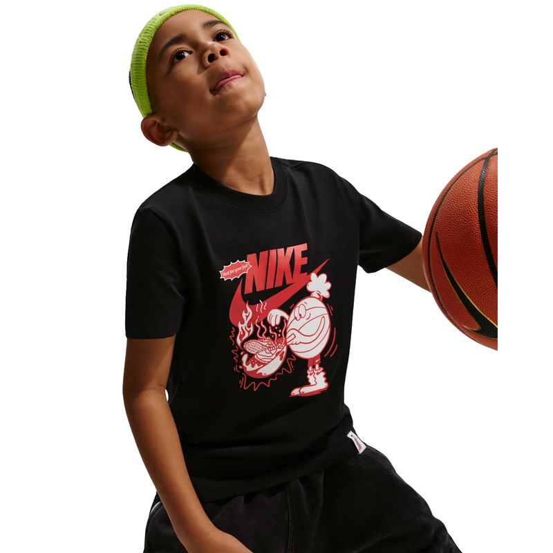 camiseta-nike-sportswear-nsw-tee-sole-food-infantil-preta