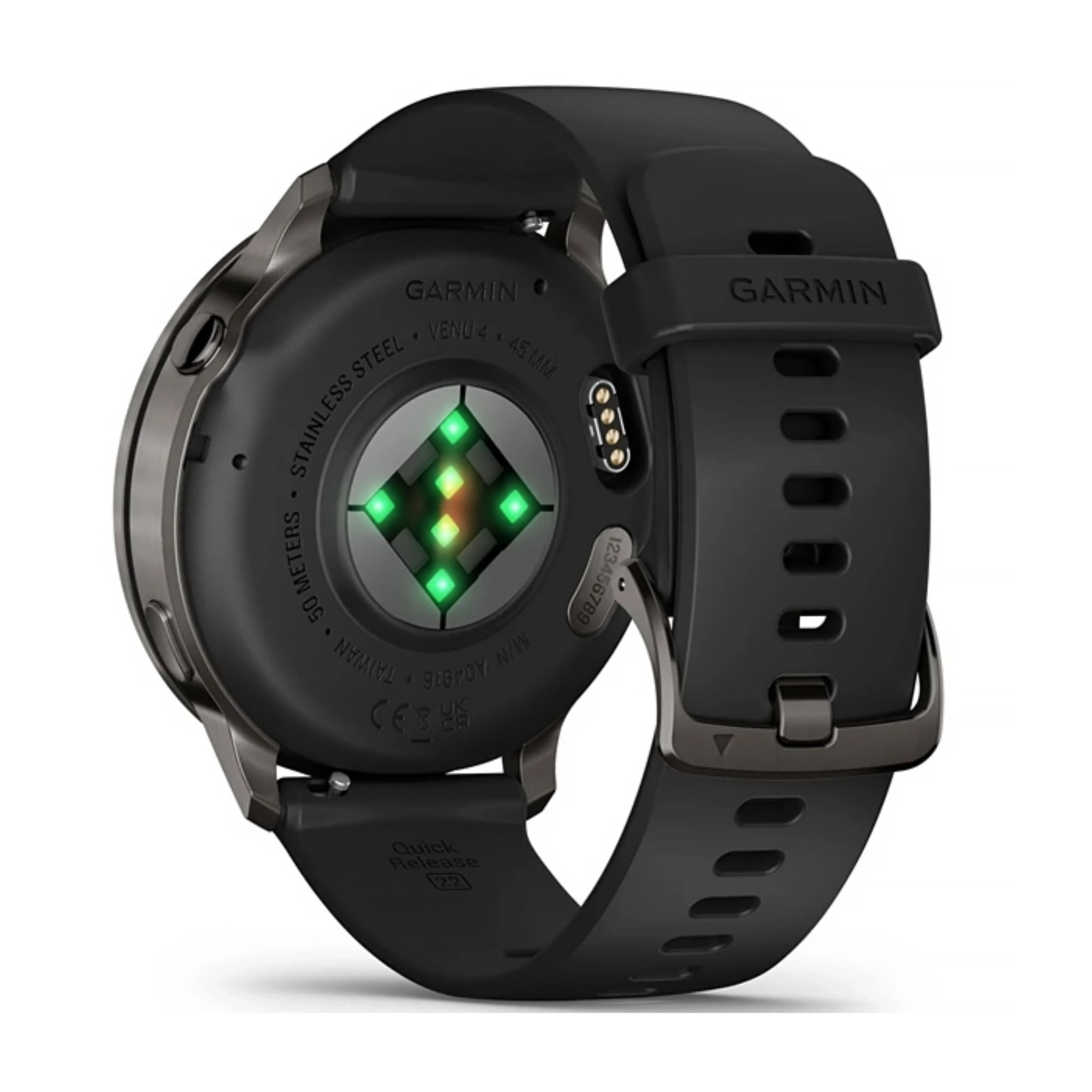 Encontraproduto.com.br - Relógio Monitor Cardíaco Garmin Venu 4 Unissex - Preto