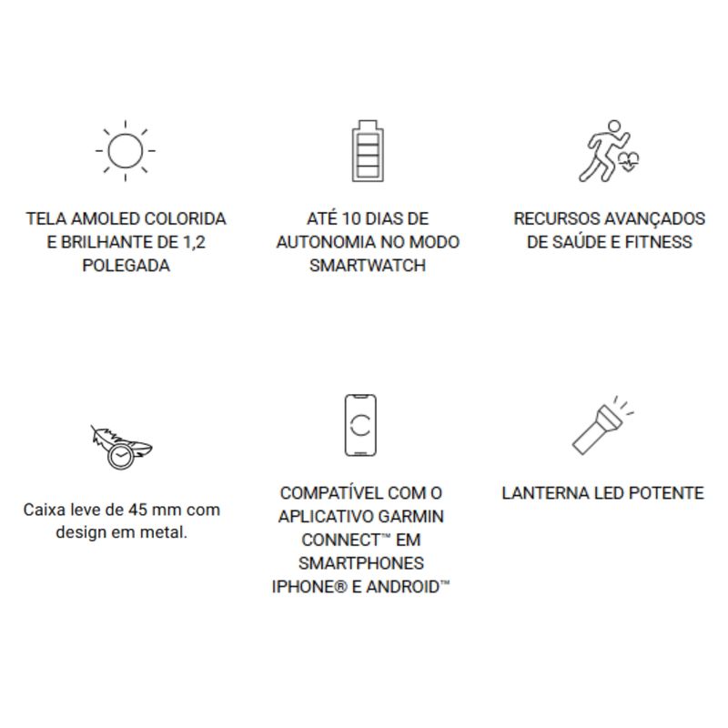relógio-monitor-cardíaco-garmin-venu-4-45mm-unissex-cinza