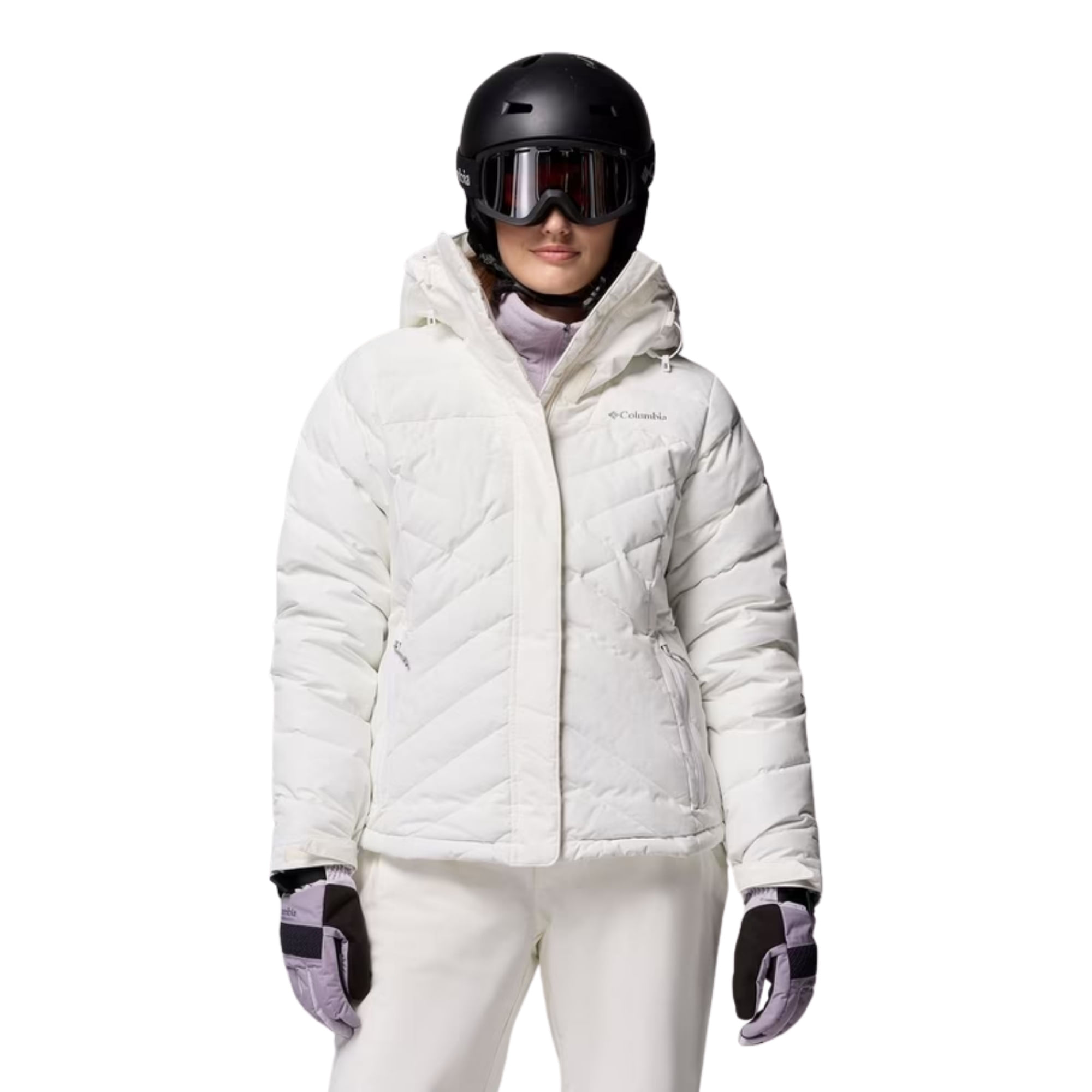 Jaqueta Columbia Esqui Lay D Down V Feminina - Branca