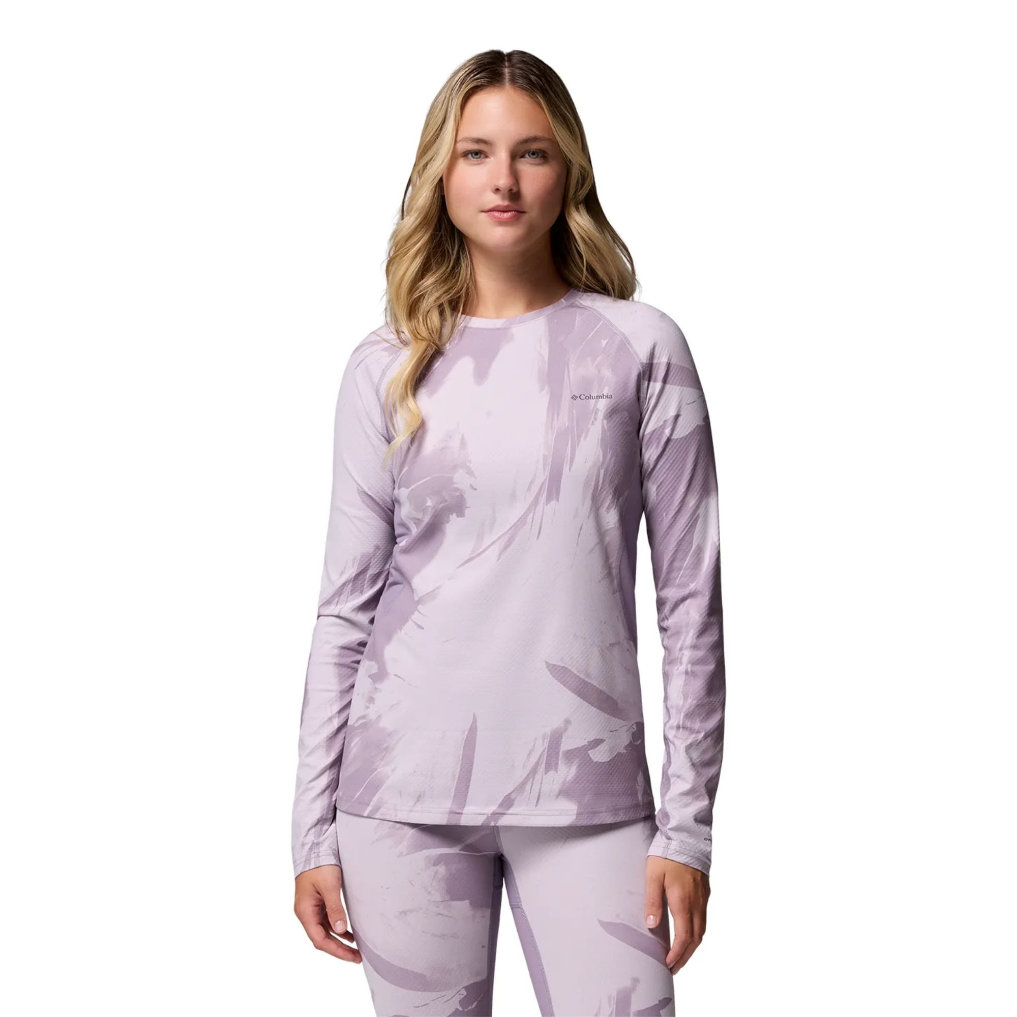 Blusa Segunda Pele Columbia Baselayer Infinity Knit Feminina - Lilás