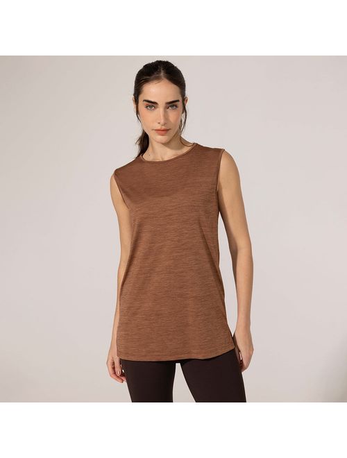 Regata Fitness Long Marrom Claro Alba