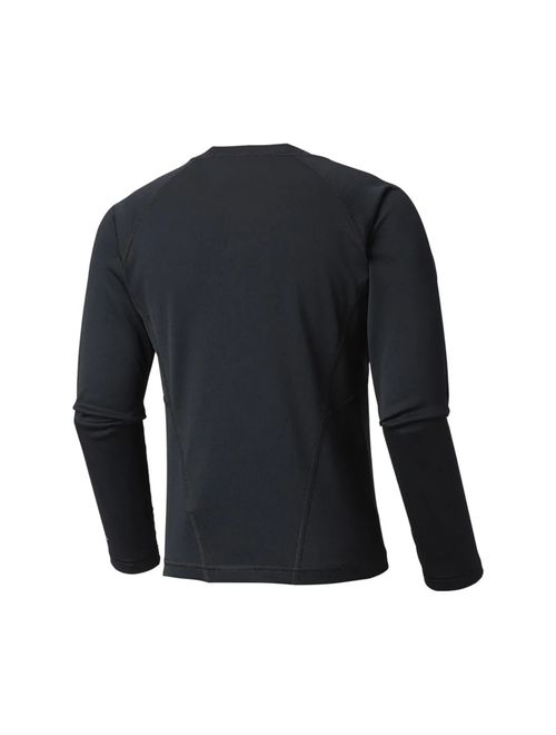 Blusa Segunda Pele Columbia Midweight Crew II Infantil - Preta