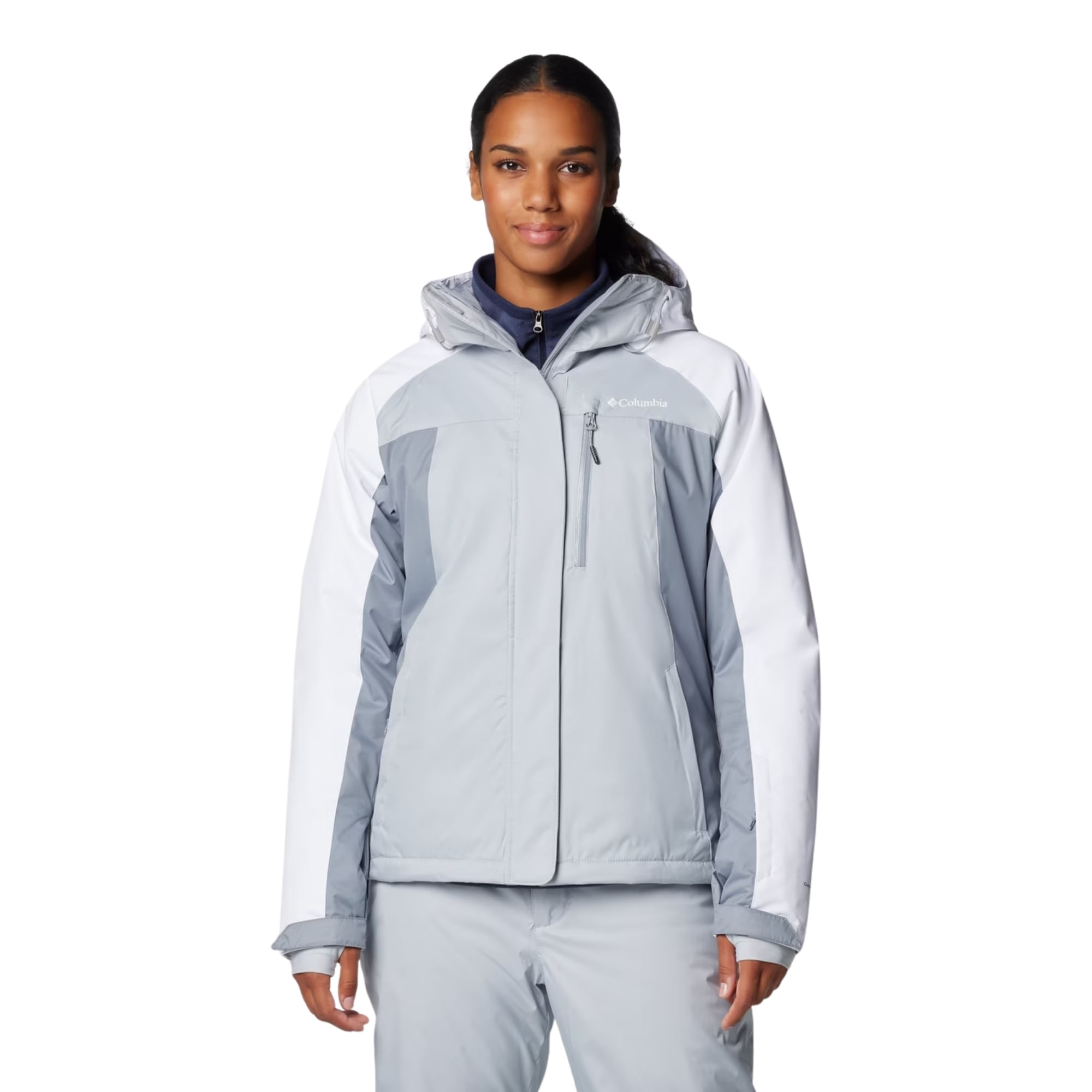 Jaqueta Columbia Snowy Summit - Cinza/Branca